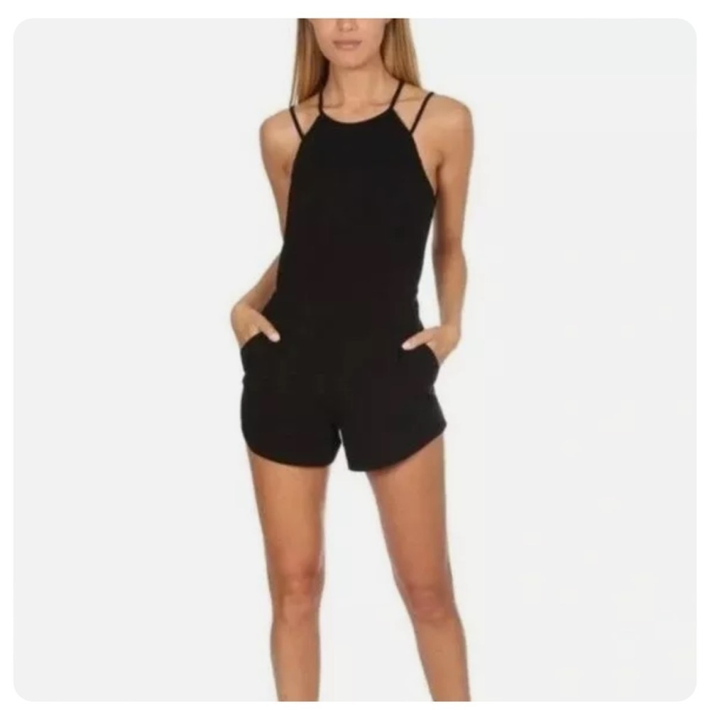 IRO Farn Crepe Double Strap
Romper Size 44 large black